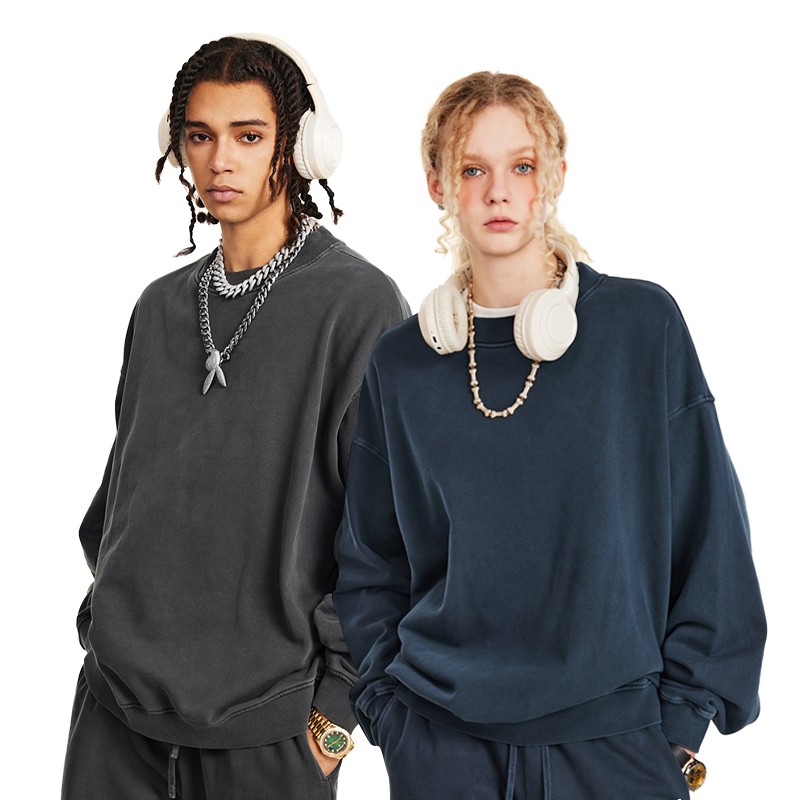 Fleece Sweatshirt Manufacturer - 500GSM Enzyme Wash