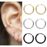 Hoop Earrings Factory - Custom Jewelry 10/12/15mm Dainty Chunky Tiny Endless Tube