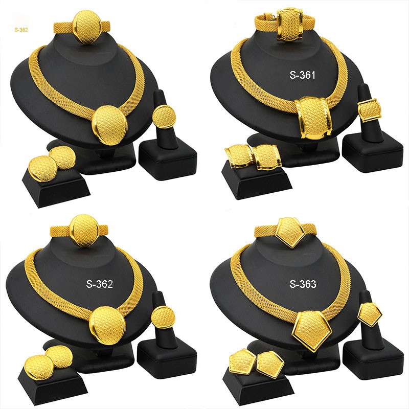 Jewelry Set Manufacturer - Vintage Geometric African Dubai Bridal for Women