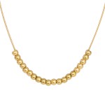 Necklace Supplier - Custom Women Jewelry Unique Transport Ball Light Luxury Gold