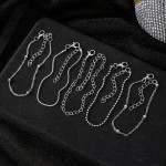 Bracelet Set Supplier - 2024 Heart 5 Pieces Gold Plated Geometric Adjustable for Women