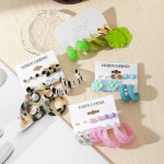 Earrings Set Manufacturer - 6 Pairs Bohemian Acrylic Flower Colourful Hoops Exaggerated