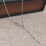 Pendant Necklace Supplier - Simple Cross 8 Infinite Jumper Chain for Women Wedding