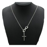 Pendant Necklace Supplier - Simple Cross 8 Infinite Jumper Chain for Women Wedding