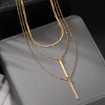 Necklace Factory - Fashion Heart Pearl Tassel Double Layer for Women Jewelry