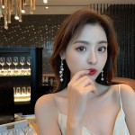 Drop Earring Factory - Fashion Vintage Crystal Imitate Pearl Tassel Gold Jewelry