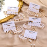 Earrings Set Factory - Hot Sale Butterfly Cross Pearl Irregular Geometric Set