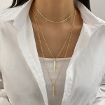 Necklace Factory - Fashion Heart Pearl Tassel Double Layer for Women Jewelry