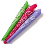 Headband Factory - Wholesale Polyester Headband Neck Scarf Paisley Square Custom