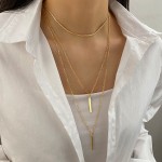 Necklace Factory - Fashion Heart Pearl Tassel Double Layer for Women Jewelry