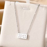 Necklace Manufacturer - Custom 11:11 Lucky Angel Number Gold Plated Girl's Birthday