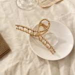 Hair Claw Factory - Simple Metal Hollow Out Geometric Ladies Elegant Accessories