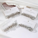 Earrings Set Manufacturer - 2025 24Pcs Twisted Twist C Shape Metal Huggie Hoop