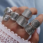 Adjustable Ring Supplier - Fashion Exaggerated Geometry for Women Jewelry