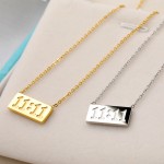 Necklace Manufacturer - Custom 11:11 Lucky Angel Number Gold Plated Girl's Birthday