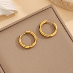 Jewelry Set Factory - Luxury Geometric Circle Splicing Stainless Steel Necklace