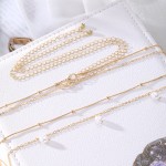 Waist Chain Factory - Summer Trendy Sexy Layered Beads Snake Chain Pearl Charm