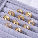 Foot Ring Set Manufacturer - Butterfly Hollow Wide Double Love 10 Piece Gold Plated