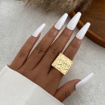 Adjustable Ring Factory - 2025 Exaggerated Geometry Flower Conch for Women Fashion