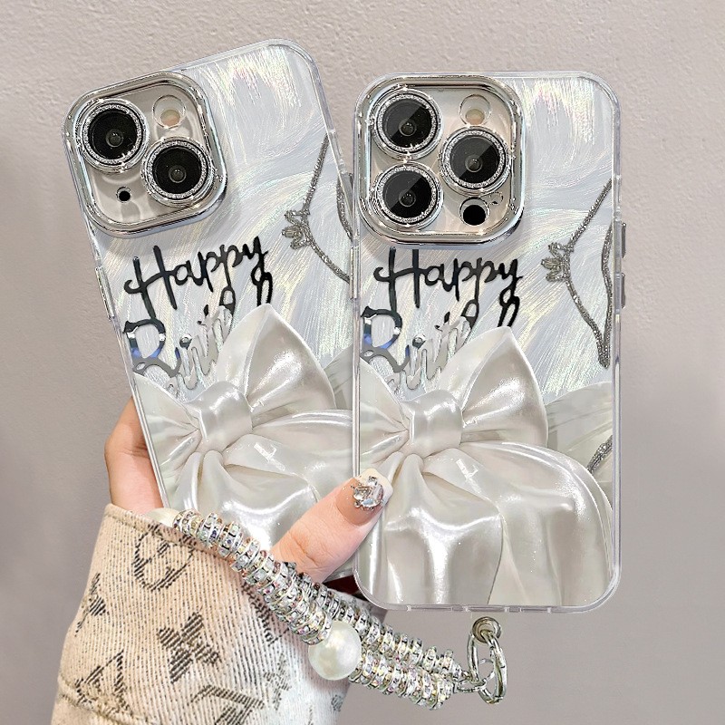 Mobile Case Factory - Drop-resistant Silk Bow Design