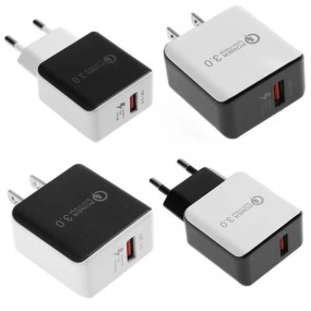 Mobile Charger Supplier - 18W QC3.0 USB EU/US