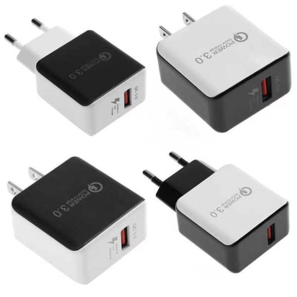 Mobile Charger Supplier - 18W QC3.0 USB EU/US