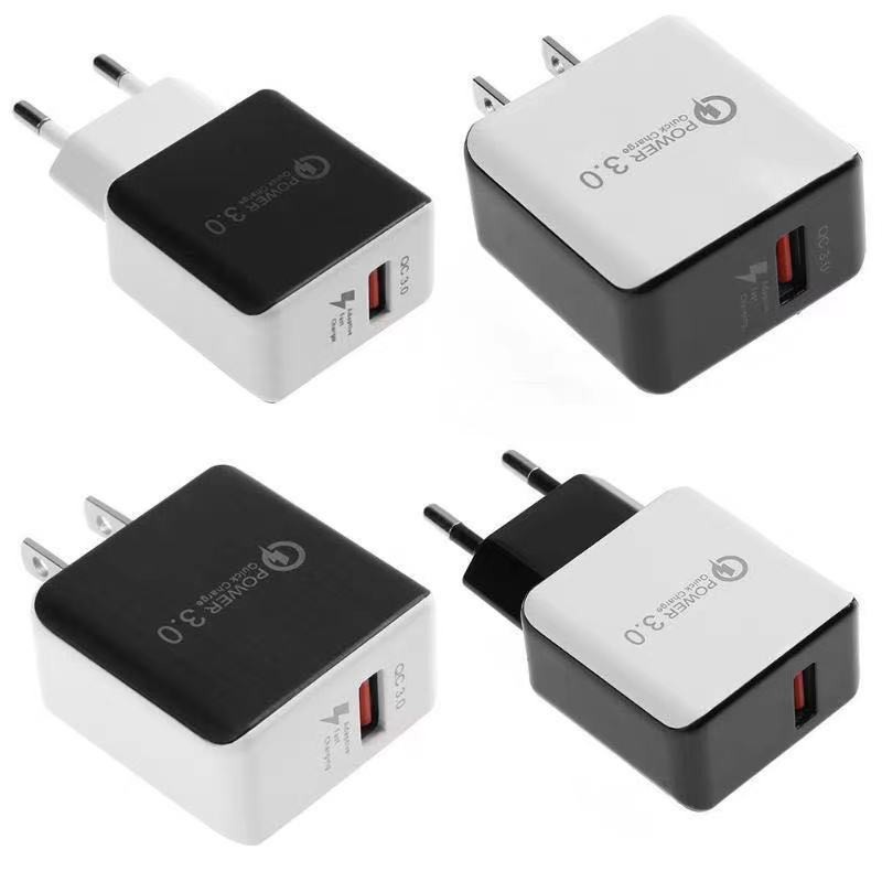 Mobile Charger Supplier - 18W QC3.0 USB EU/US