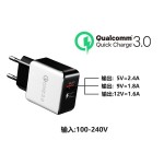 Mobile Charger Supplier - 18W QC3.0 USB EU/US