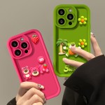 防护壳供应商-3D搞笑草莓熊