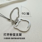 手机挂绳厂家-金属折叠环吊坠