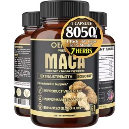 OEM Men's Maca Capsules Manufacturer - Private Label Natural Maca Multi-Vitamin Capsules for Energy Support