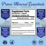 Custom Magnesium Glycinate Capsules Manufacturer - OEM/ODM Private Label 500mg Magnesium Supplement for Sleep & Body Support