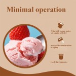 OEM/ODM Strawberry Ice Cream Mix Manufacturer - Private Label Customizable Flavors Functional Soft Serve Ice Cream Powder (Private Label)