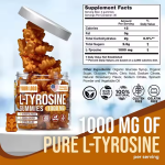 OEM/ODM Tyrosine Gummies Manufacturer - Private Label Customizable LOGO All-Natural Dietary Supplement Gummies for Mood Support