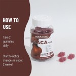 OEM Maca Plus Gummies Manufacturer - Private Label 1500mg Big Booty Enhancer Gummies with Black Maca Root Multivitamin