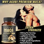 OEM Men's Maca Capsules Manufacturer - Private Label Natural Maca Multi-Vitamin Capsules for Energy Support