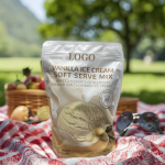 OEM/ODM Soft Ice Cream Mix Powder Manufacturer - Private Label Vanilla Flavor Soft Serve Ice Cream Mix