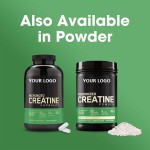 OEM Micronized Creatine Monohydrate Capsules Manufacturer - Private Label Nutrition Supplement for Muscle Building