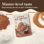 OEM Ice Cream Mix Manufacturer - Private Label Customizable Non-GMO Chocolate Ice Cream Powder (No Artificial Colors