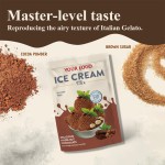 OEM Ice Cream Powder Manufacturer - Private Label Customizable Labels Vanilla Chocolate Hazelnut Ice Cream Mix (Vitamin-Added)