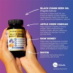 OEM/OED Black Seed Oil Gummies Manufacturer - Private Label Custom Label Organic Black Seed Oil Gummies with Honey (Antioxidant & Immune Support)