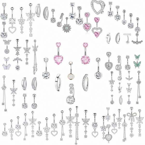 Belly Ring Set Supplier - 100 Types Shiny Zircon Wear Diamond