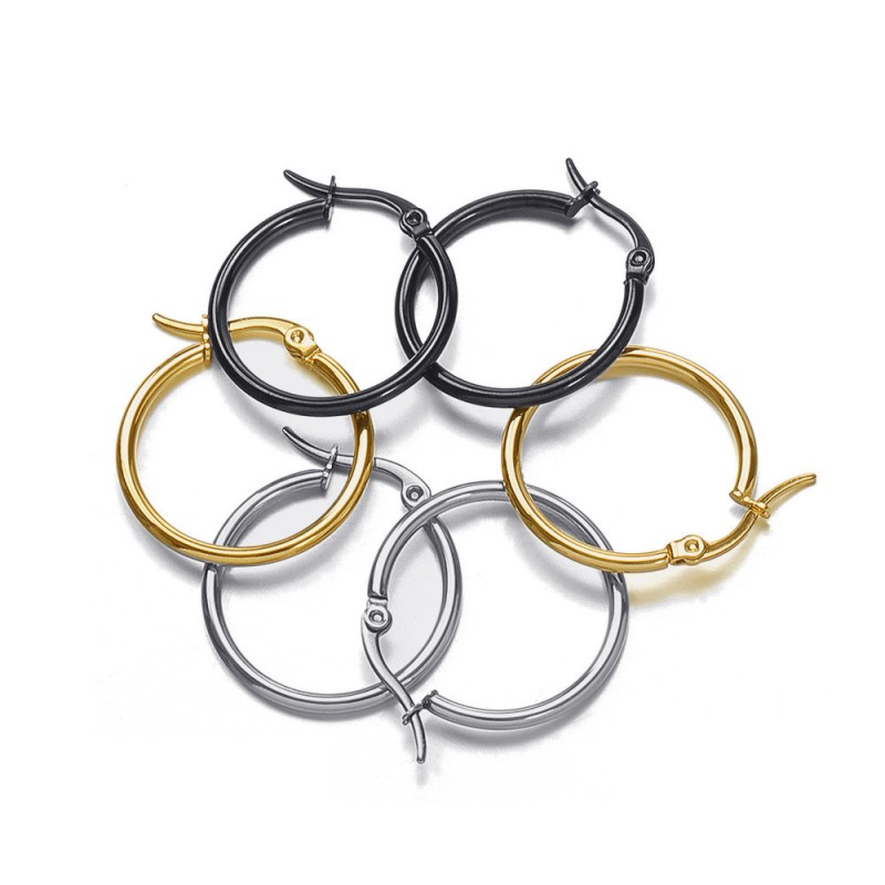 Hoop Earring Factory - High Quality Exaggerate Big Smooth Circle