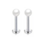 Body Accessories Supplier - Stainless Steel Flat Bottom Lip Stud