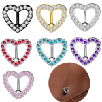 Navel Nail Manufacturer - New Style Reversed Heart Diamond