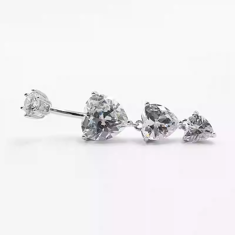 Sterling Silver Ring Supplier - European American Heart-shaped