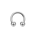 Body Jewelry Supplier - Externally Threaded Horseshoe Circular