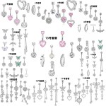 Belly Ring Set Supplier - 100 Types Shiny Zircon Wear Diamond