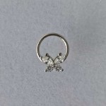 Body Piercing Jewelry Supplier - Butterfly Zircon Crystal Nose