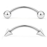 Banana Eyebrow Factory - 316L Surgical Steel Curved Barbell
